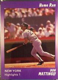 Don Mattingly #49 Baseball Cards 1991 Star Home Run Series