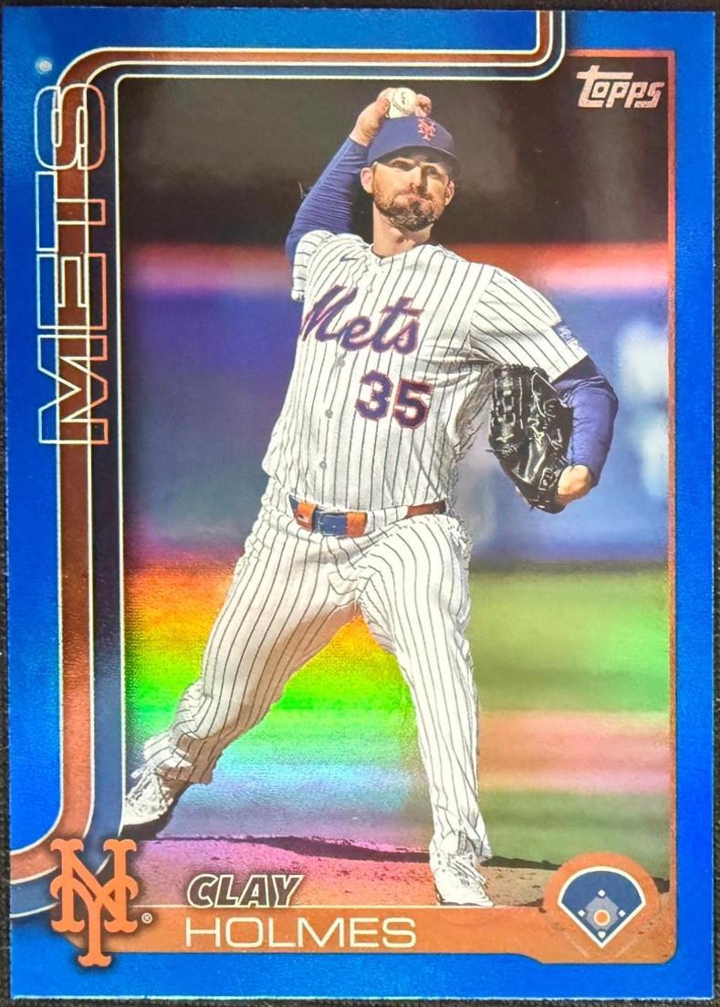 Clay Holmes [Blue Rainbow Foil] #US245