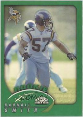 Raonall Smith #185 Football Cards 2002 Topps Chrome