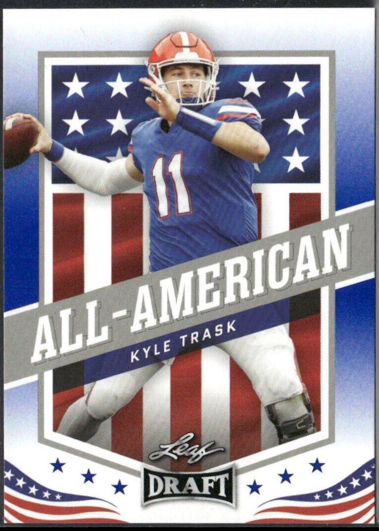 Kyle Trask #47 Football Cards 2021 Leaf Draft