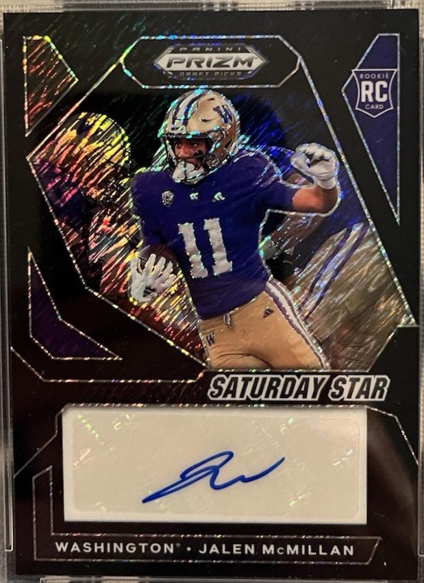 Jalen McMillan #SSS-JMN 2024 Panini Prizm Draft Picks Saturday Star Signature Football