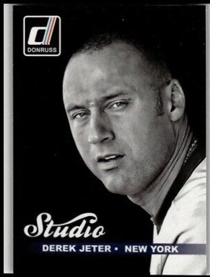 Derek Jeter #4 Baseball Cards 2014 Donruss Studio