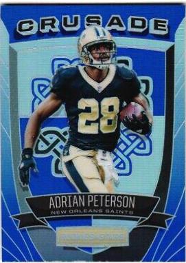 Adrian Peterson #1 Football Cards 2017 Panini Rookies & Stars Crusade