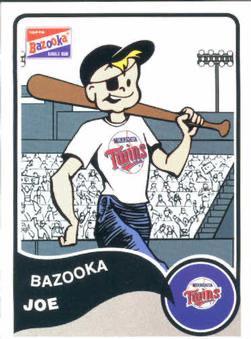 Bazooka Joe VAR - Minnesota Twins #7 Baseball Cards 2003 Bazooka