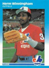 Herm Winningham #U-130 Baseball Cards 1987 Fleer Update Prices