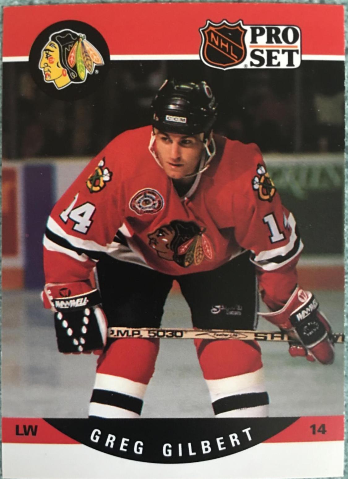Greg Gilbert #429 Hockey Cards 1990 Pro Set