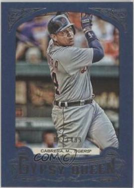 Miguel Cabrera #1 Baseball Cards 2014 Topps Gypsy Queen