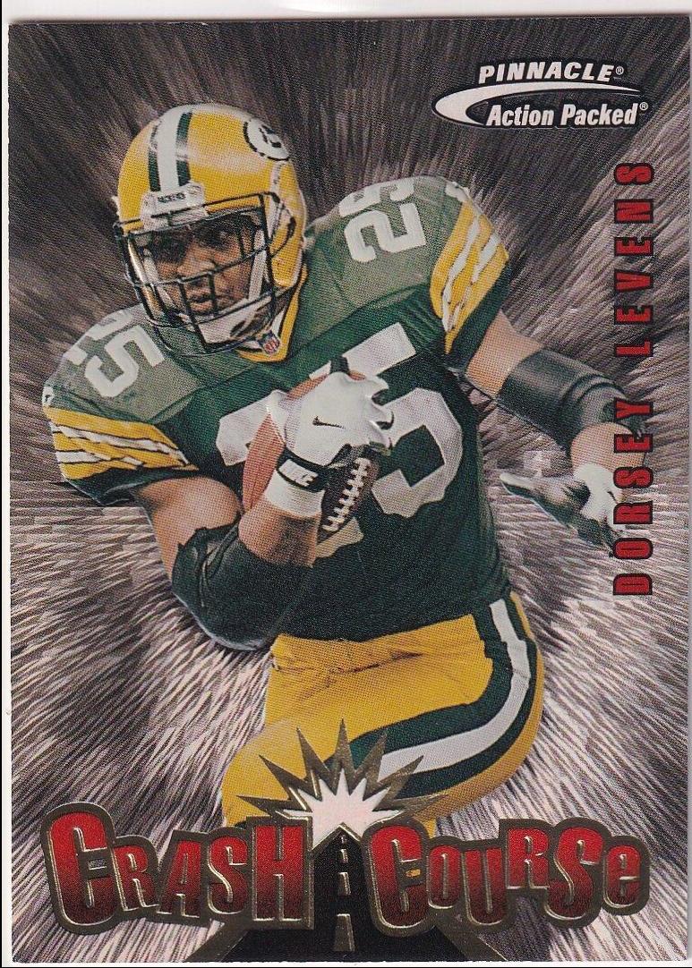 Dorsey Levens #14 Football Cards 1997 Pinnacle Action Packed Crash Course
