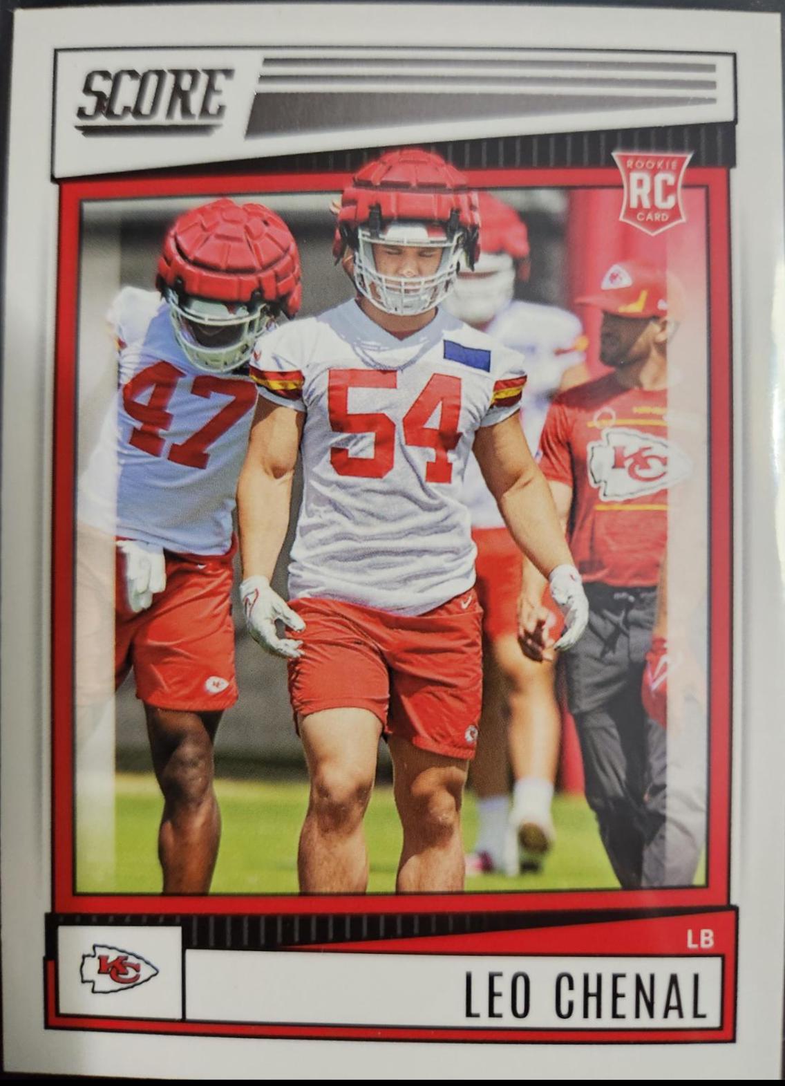 Leo Chenal #354 Football Cards 2022 Panini Score