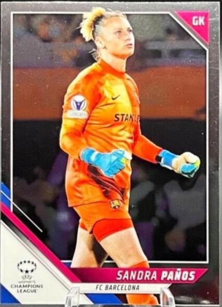 Sandra Panos #6 Soccer Cards 2021 Topps Chrome UEFA Women’s Champions League
