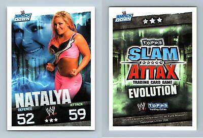 Natalya Wrestling Cards 2009 Topps WWE Slam Attax