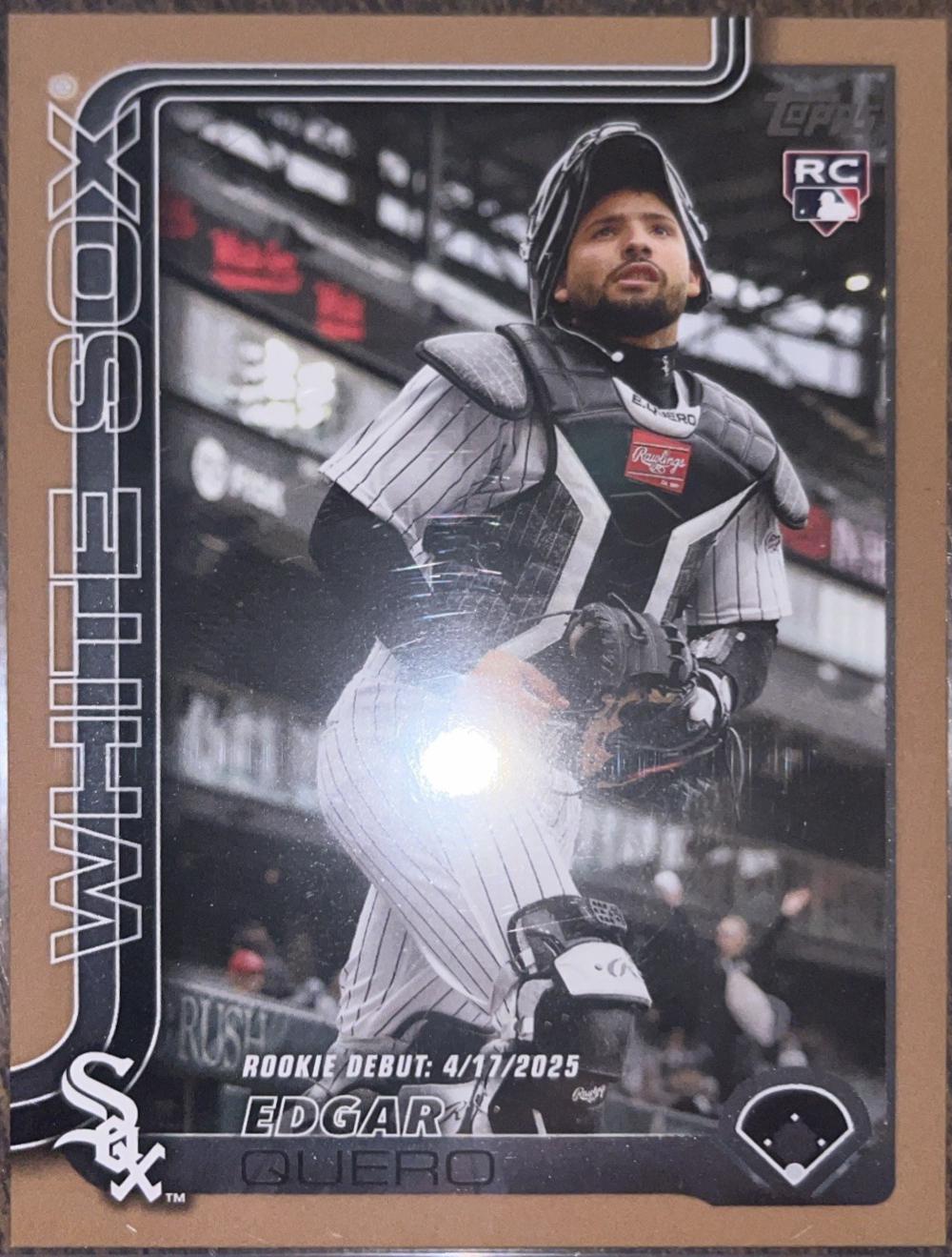 Edgar Quero [Gold Border] #US325 Prices [Rookie] | 2025 Topps Update ...