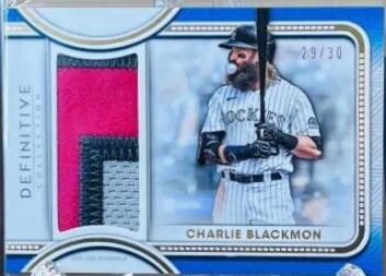 Charlie Blackmon [Blue] #DJR-CBL