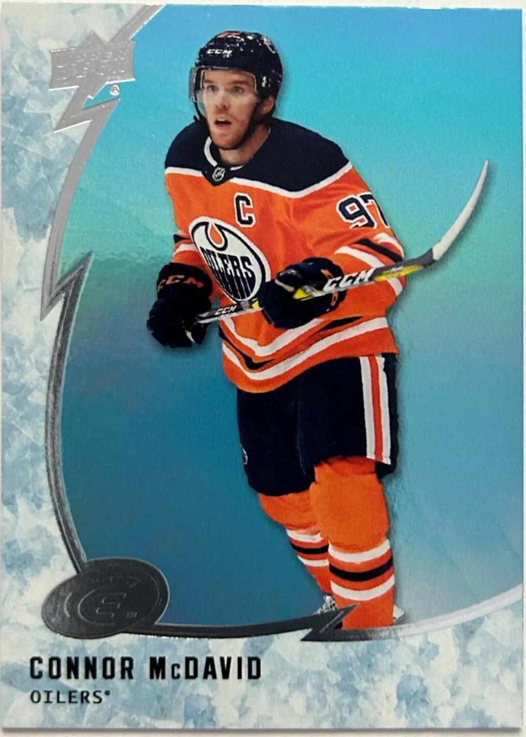 Connor McDavid #48 Hockey Cards 2019 Upper Deck Ice