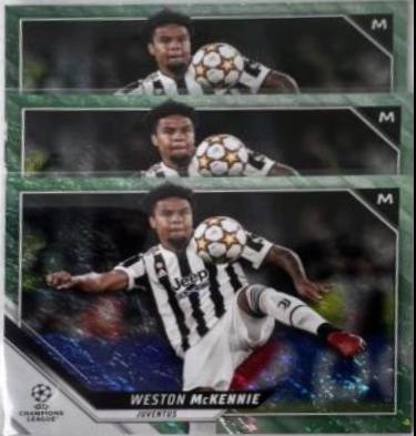 Weston McKennie #30 Soccer Cards 2021 Topps UEFA Champions League Jade