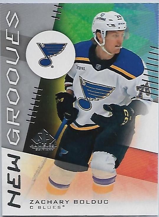 Zachary Bolduc #NG-20 Hockey Cards 2024 SP Game Used New Grooves