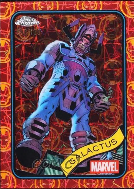 Galactus Iron Man Red & Gold Lazer Refractor