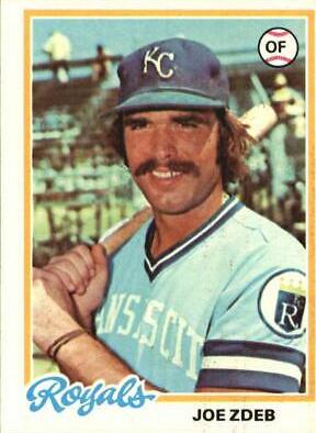 Joe Zdeb #408 Baseball Cards 1978 Topps