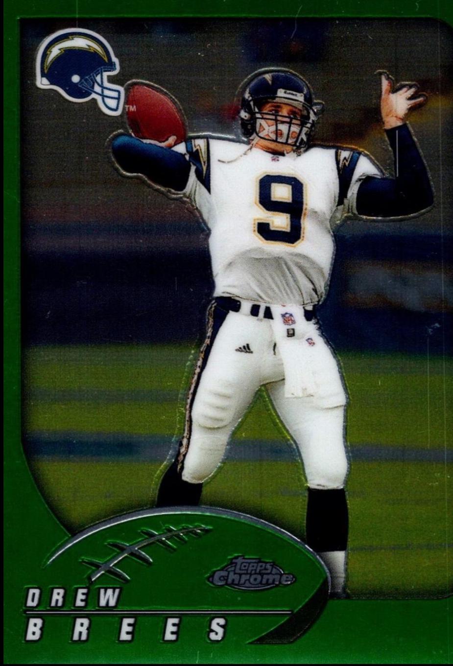 Drew Brees #48 2002 Topps Chrome Football
