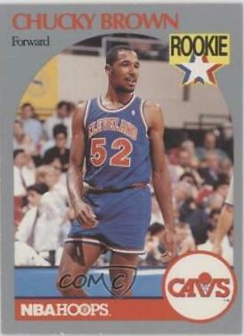 Chucky Brown #71 Basketball Cards 1990 Hoops