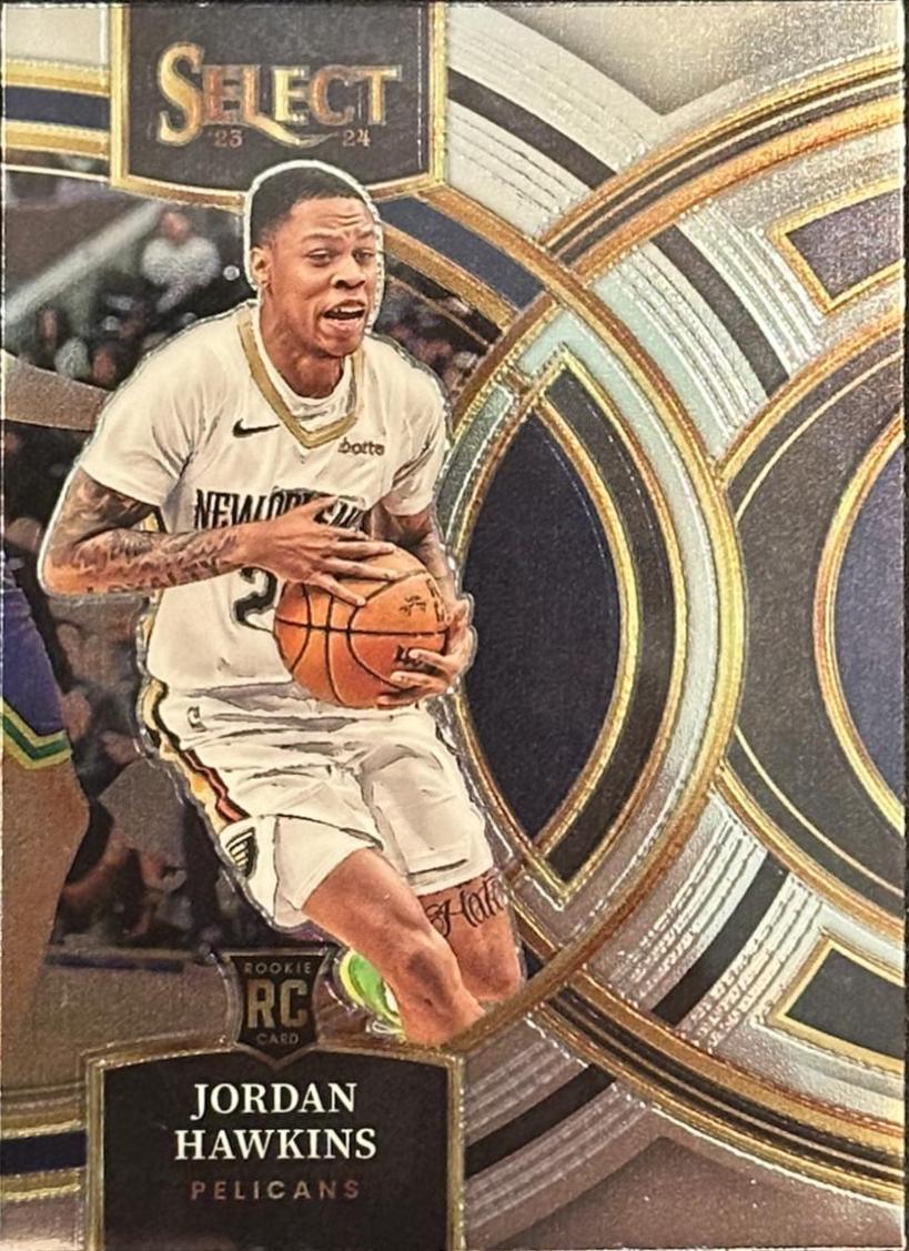 Jordan Hawkins #124 Basketball Cards 2023 Panini Select