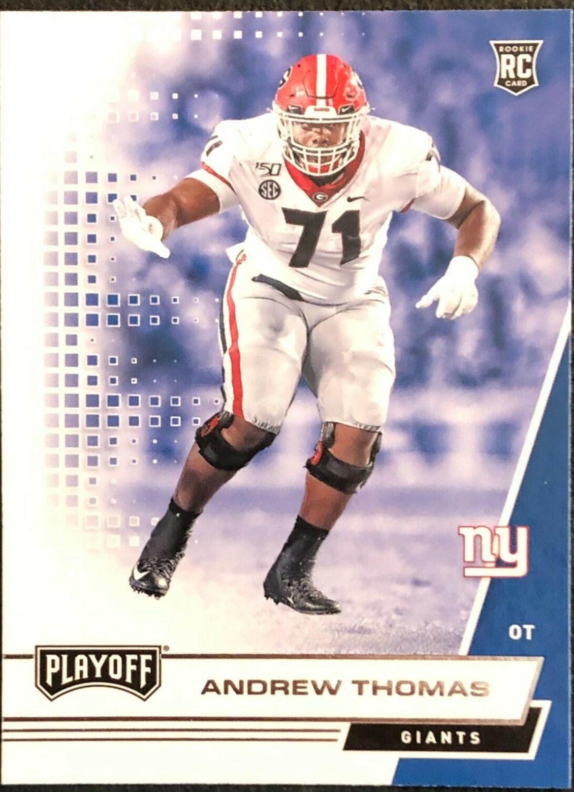 Andrew Thomas #274 Football Cards 2020 Panini Playoff