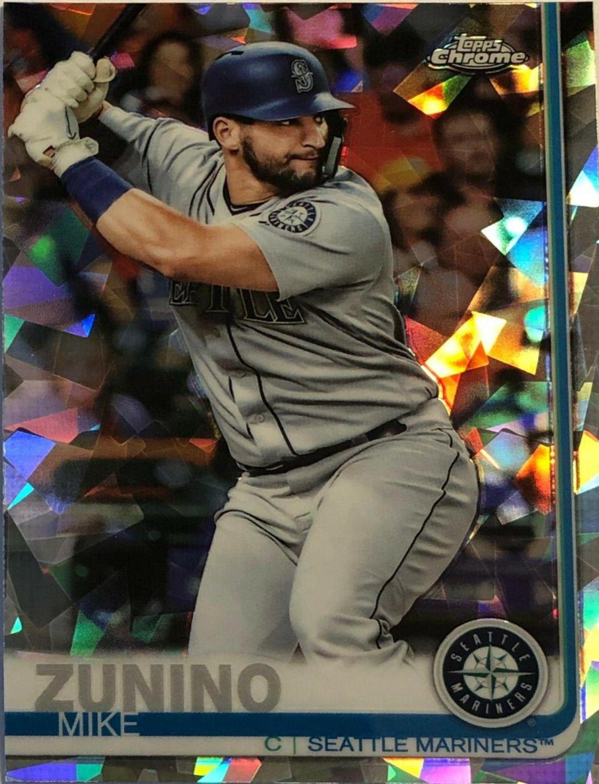 Mike Zunino #11 Baseball Cards 2019 Topps Chrome Sapphire