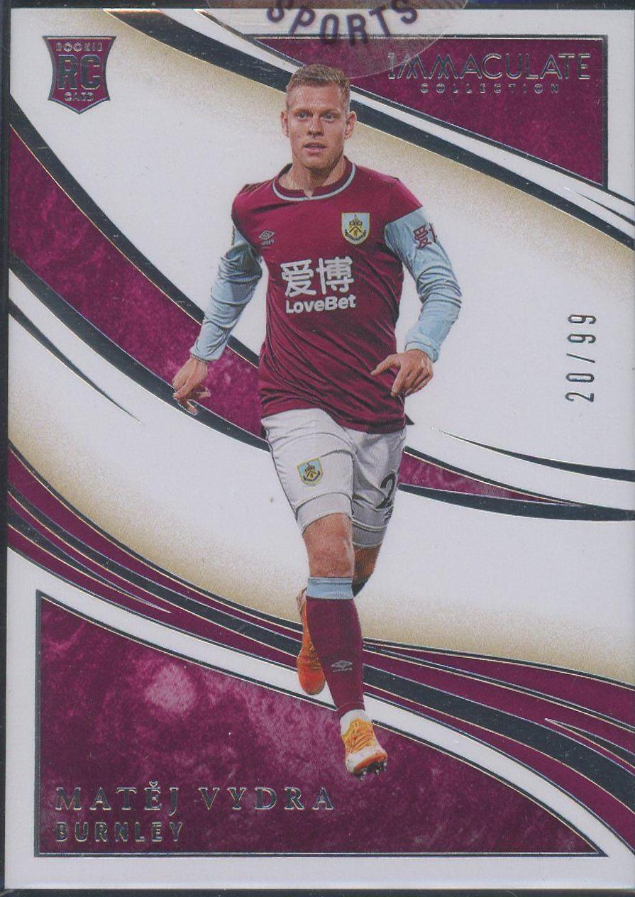 Matej Vydra #5 Soccer Cards 2020 Panini Immaculate Collection