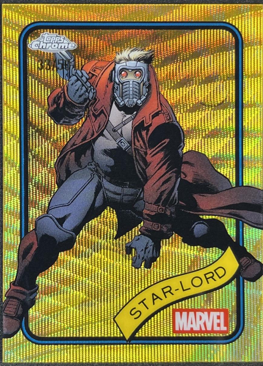 Star-Lord Gold Wave Refractor