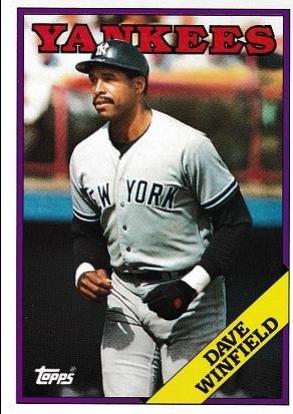 Dave Winfield #510 Baseball Cards 1988 Topps
