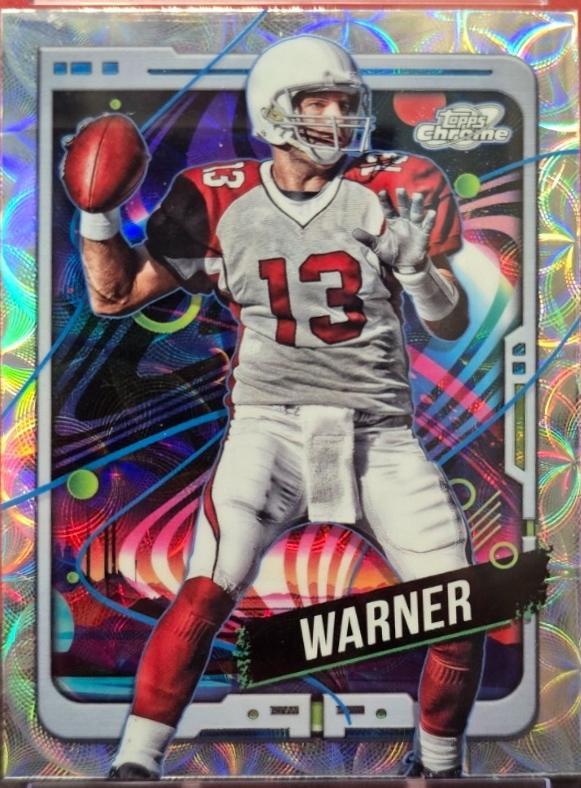 Kurt Warner #1 Football Cards 2024 Topps Cosmic Chrome