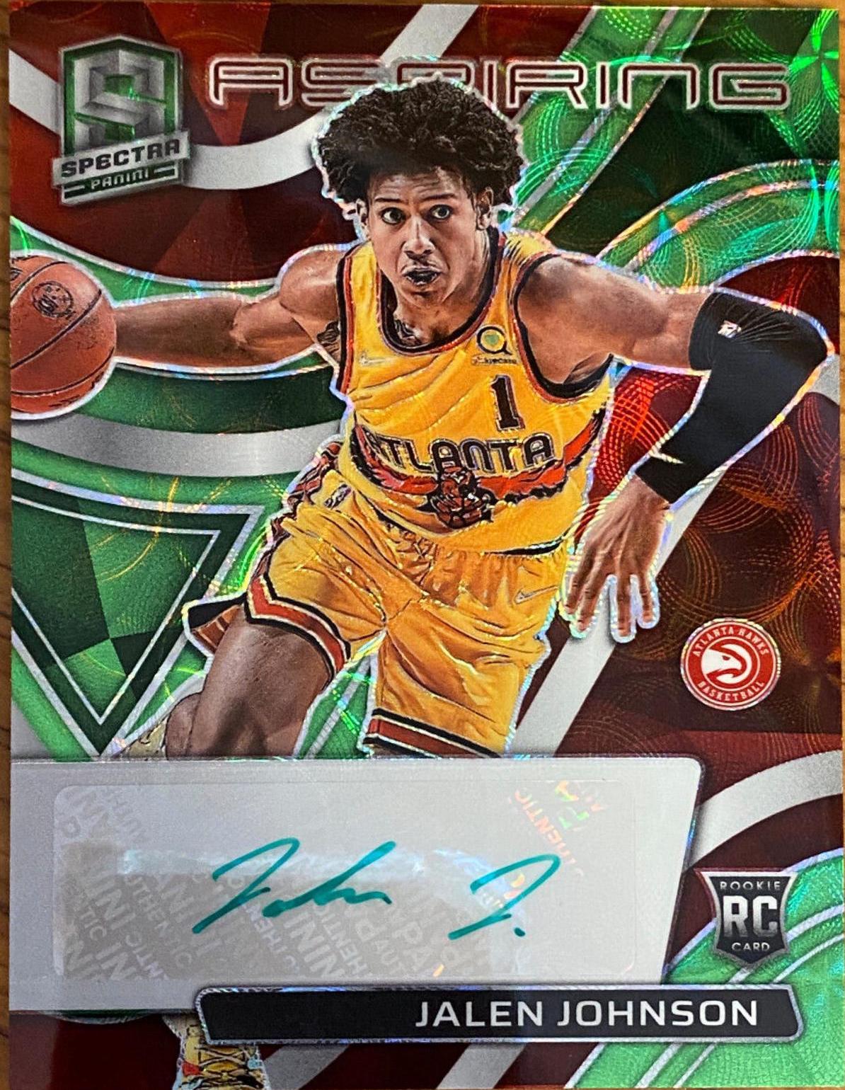 Jalen Johnson #AA-JJN 2021-22 Panini Spectra Basketball Aspiring Autographs