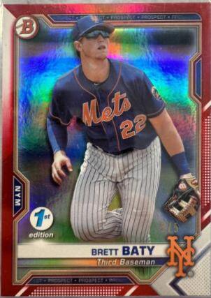 Brett Baty [Red Foil] #BFE-67
