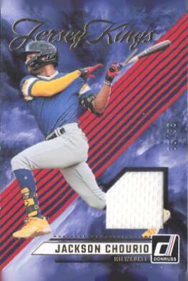 Jackson Chourio #JK-JC Baseball Cards 2024 Donruss Jersey Kings