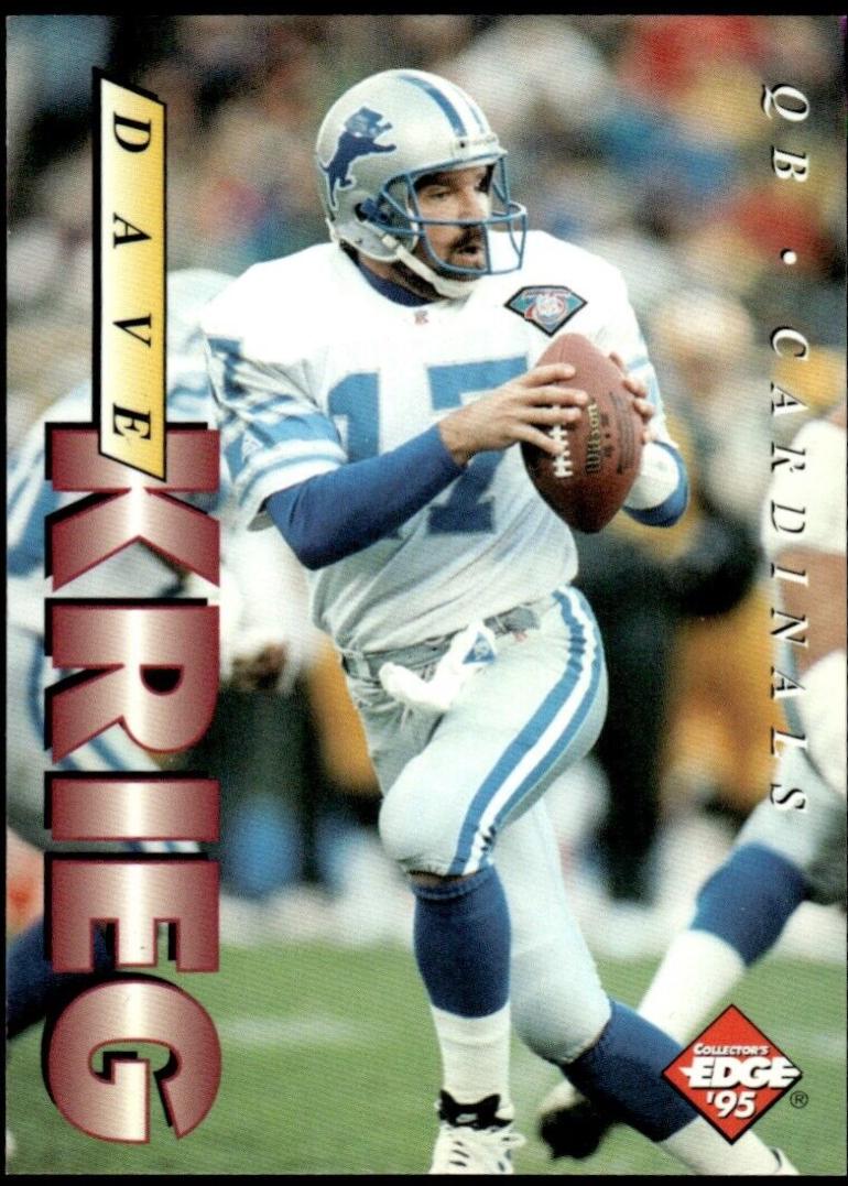 Dave Krieg #4 Football Cards 1995 Collector's Edge