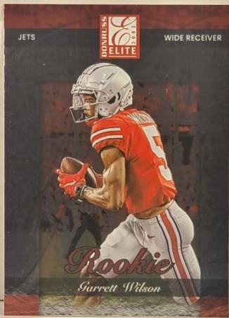 Garrett Wilson #2002-118 2022 Panini Donruss 2002 Elite Rookies Football