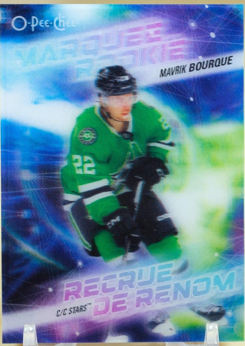 Mavrik Bourque #3D-MB Hockey Cards 2024 O-Pee-Chee 3-D Marquee Rookie