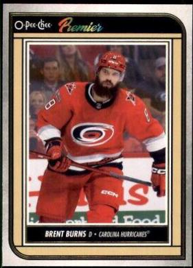 Brent Burns #P-61 Hockey Cards 2022 O Pee Chee Premier