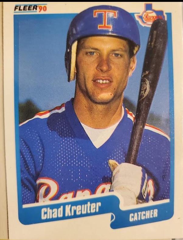 Chad Kreuter #303 Baseball Cards 1990 Fleer