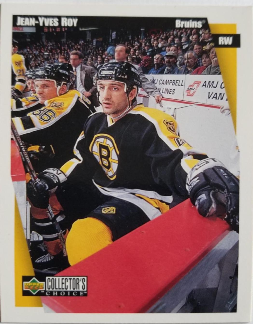 Jean Yves Roy #19 Hockey Cards 1997 Collector's Choice