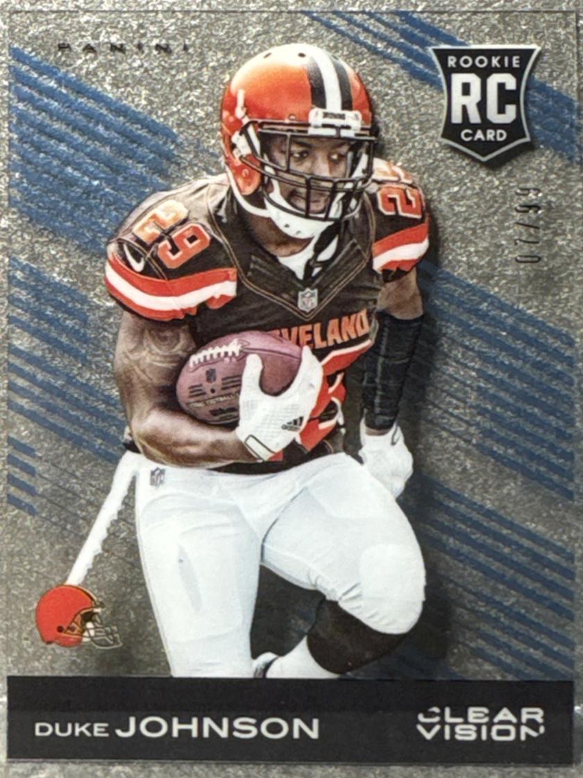 Duke Johnson #119 2015 Panini Clear Vision Football