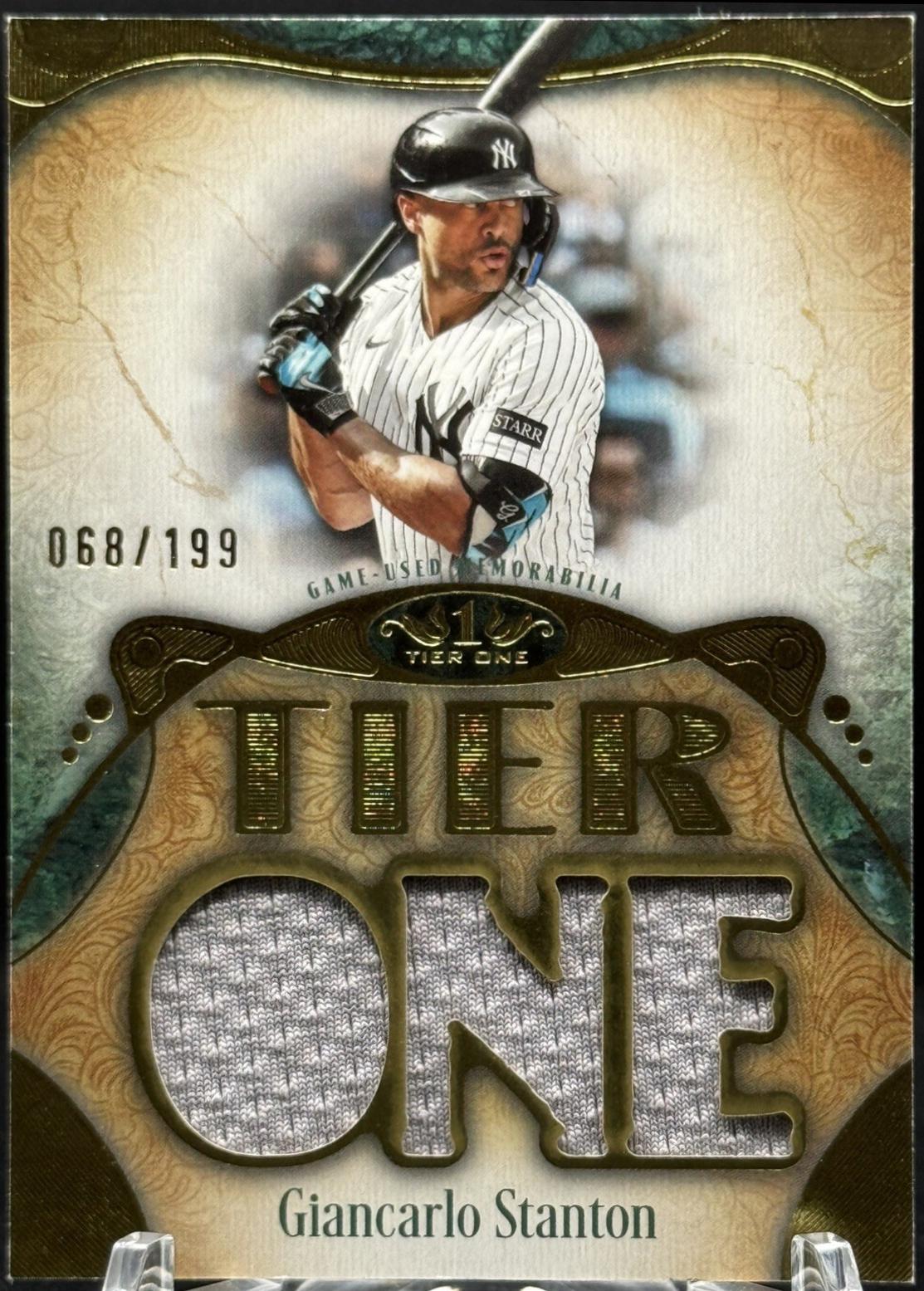 Giancarlo Stanton #T1RD-GST 2026 Topps Tier One Baseball Tier One Relics Die-Cut