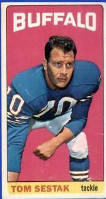Tom Sestak #40 Football Cards 1965 Topps
