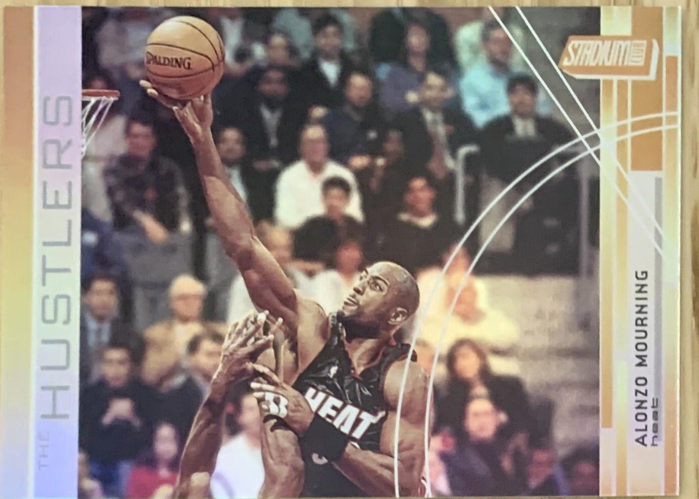 Alonzo Mourning #H10 Basketball Cards 2002 Stadium Club The Hustlers