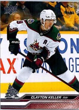 Clayton Keller #258 Hockey Cards 2023 Upper Deck