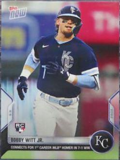 Bobby Witt Jr. #119 Baseball Cards 2022 Topps Now