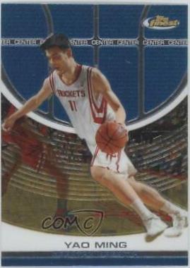Yao Ming #21 Basketball Cards 2005 Finest
