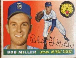 Bob Miller #9 Baseball Cards 1955 Topps
