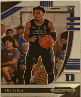 Tre Jones #77 Basketball Cards 2020 Panini Prizm Draft Picks