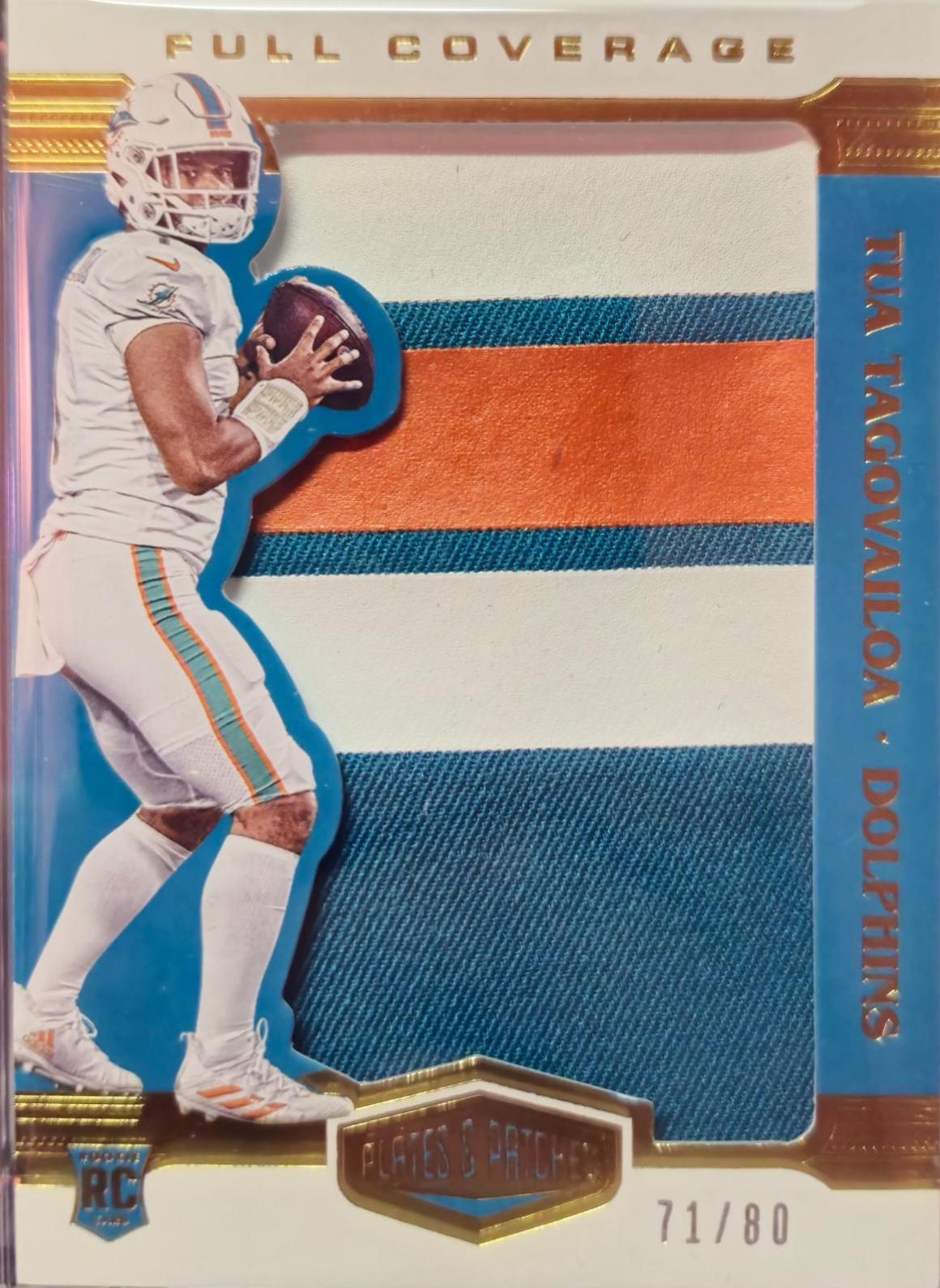 Tua Tagovailoa #FC-2 Football Cards 2020 Panini Plates & Patches Full Coverage